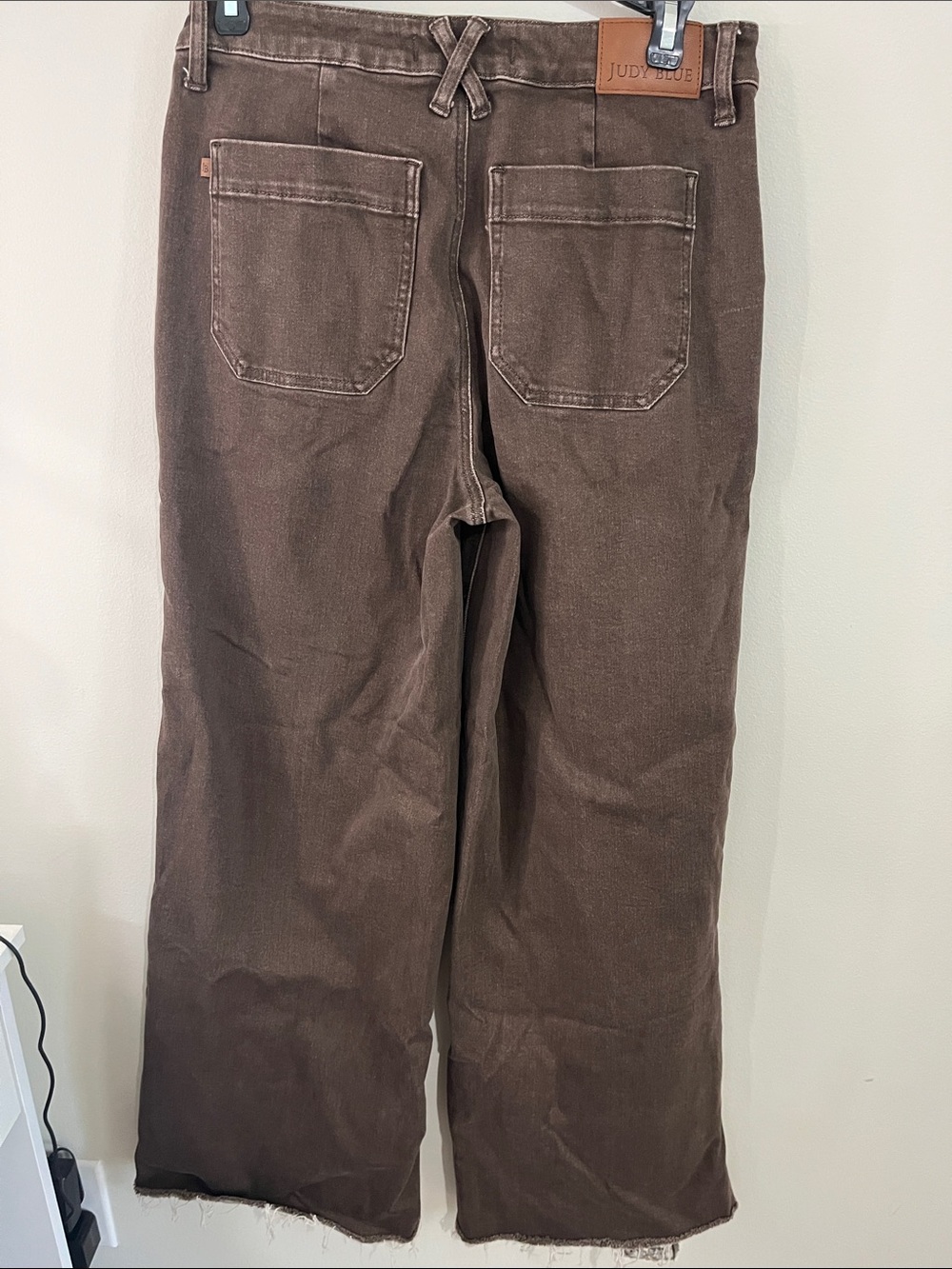 Judy Blue Brown Wide-Leg Women's Pants - Picture 2 of 5